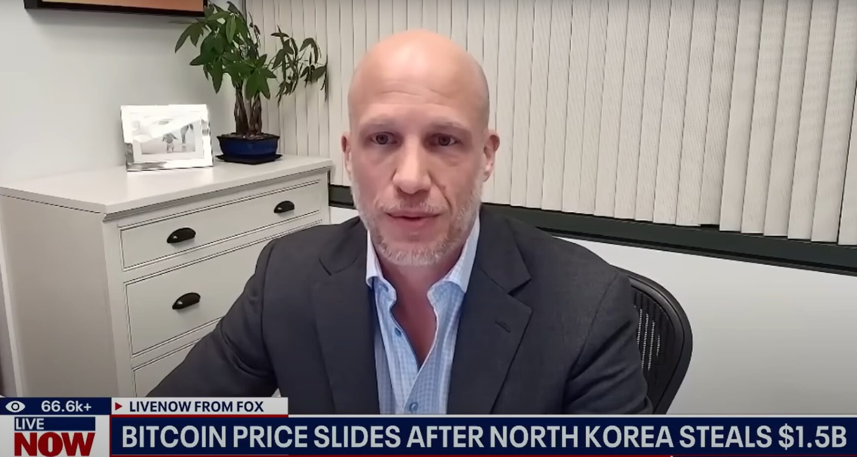 Bitcoin Price Slides After North Korea Steals $1.5B